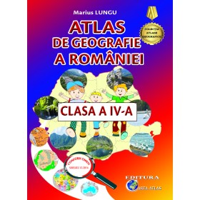ATLAS DE GEOGRAFIE A ROMANIEI  CLASA A IV-A